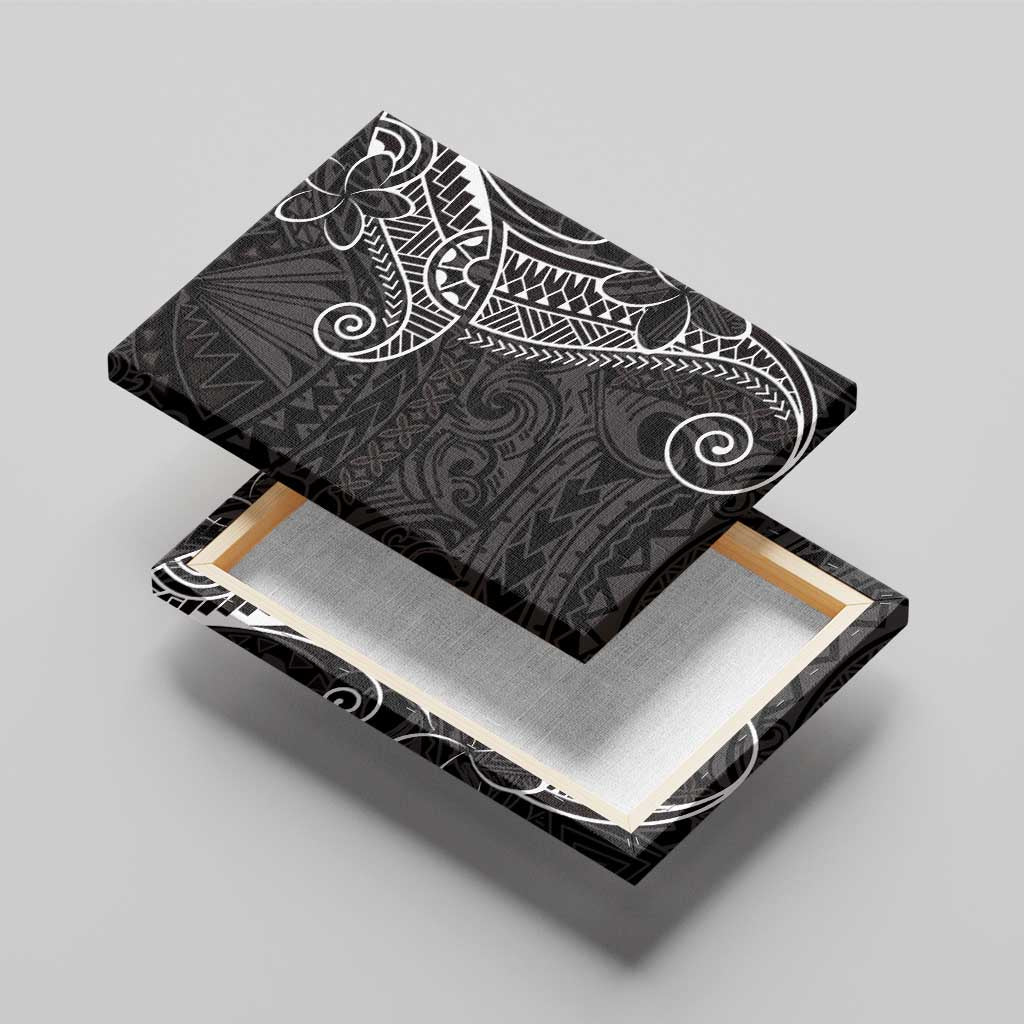 Black White Polynesian Tribal Canvas Wall Art LT9 - Polynesian Pride