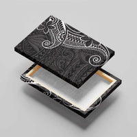 Black White Polynesian Tribal Canvas Wall Art LT9 - Polynesian Pride