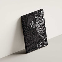 Black White Polynesian Tribal Canvas Wall Art LT9 - Polynesian Pride