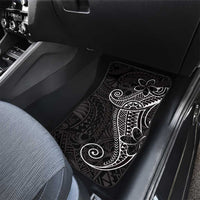 Black White Polynesian Tribal Car Mats LT9 - Polynesian Pride