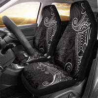 Black White Polynesian Tribal Car Seat Cover - Polynesian Pride
