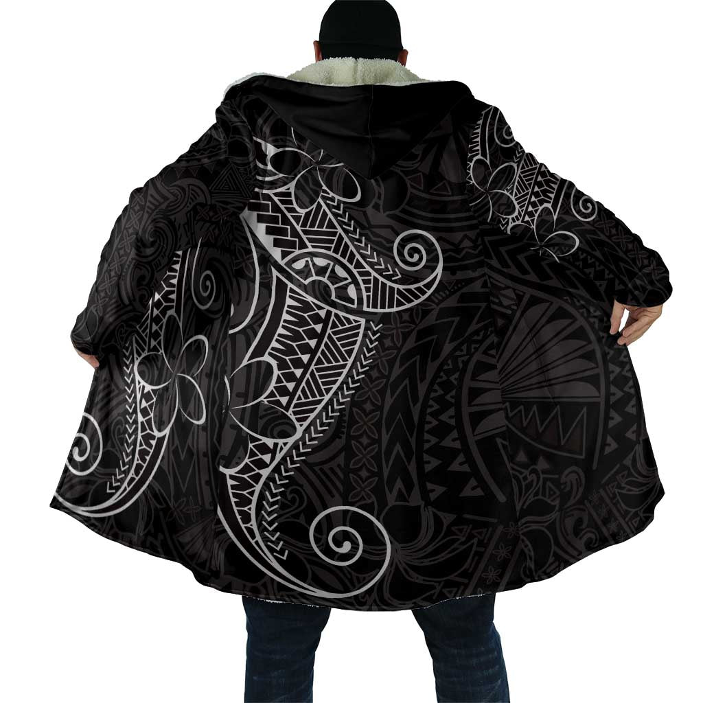 Black White Polynesian Tribal Cloak - Polynesian Pride