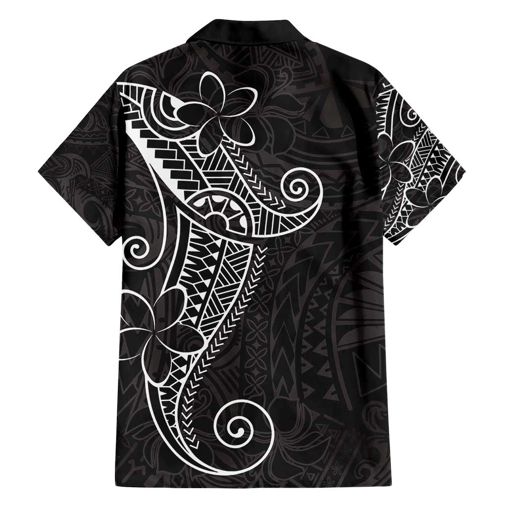 Black White Polynesian Tribal Family Matching Puletasi and Hawaiian Shirt LT9 - Polynesian Pride