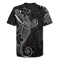 Black White Polynesian Tribal Rugby Jersey LT9 - Polynesian Pride