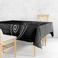 Black White Polynesian Tribal Tablecloth LT9 - Polynesian Pride