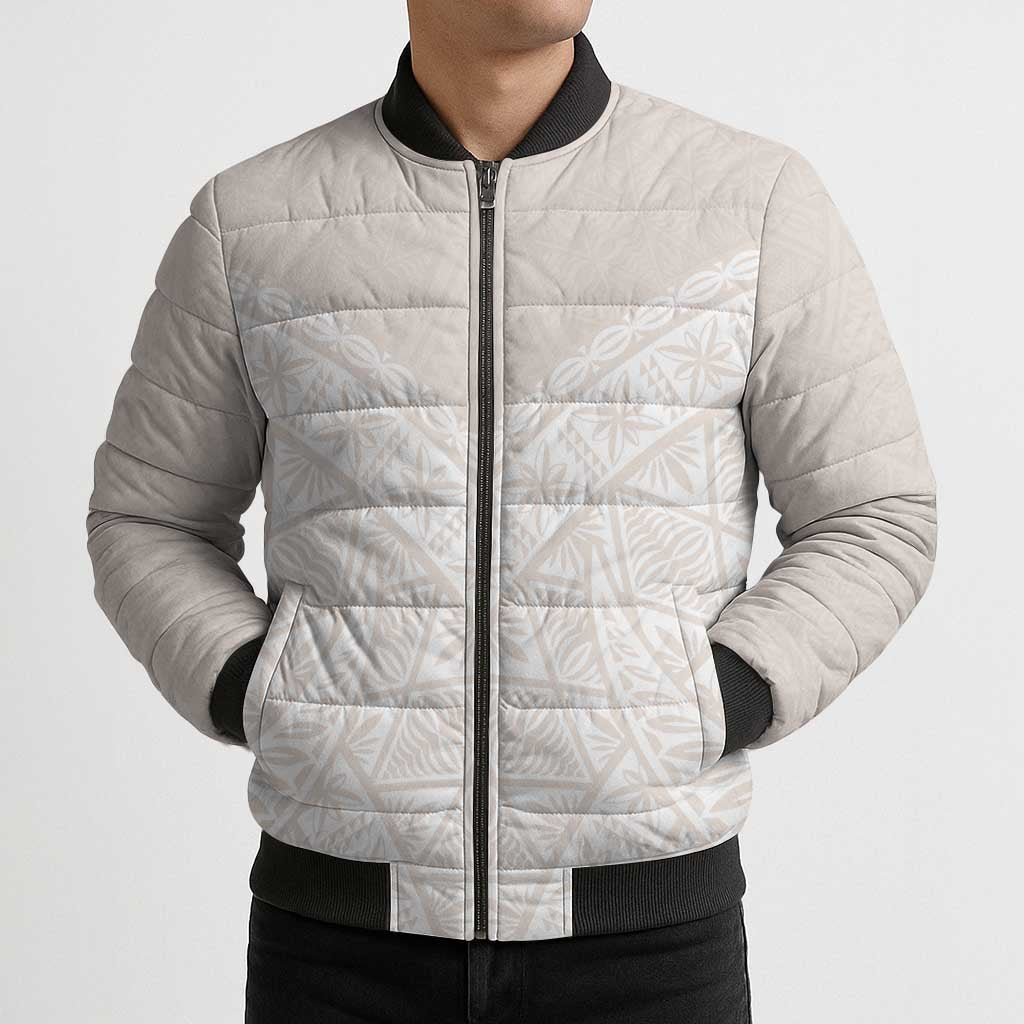 Lotu Tamaiti Tongan Polynesian Art Pattern Bomber Puffer Jacket Traditional Tribal Motifs LT9 - Polynesian Pride