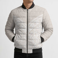 Lotu Tamaiti Tongan Polynesian Art Pattern Bomber Puffer Jacket Traditional Tribal Motifs LT9 - Polynesian Pride