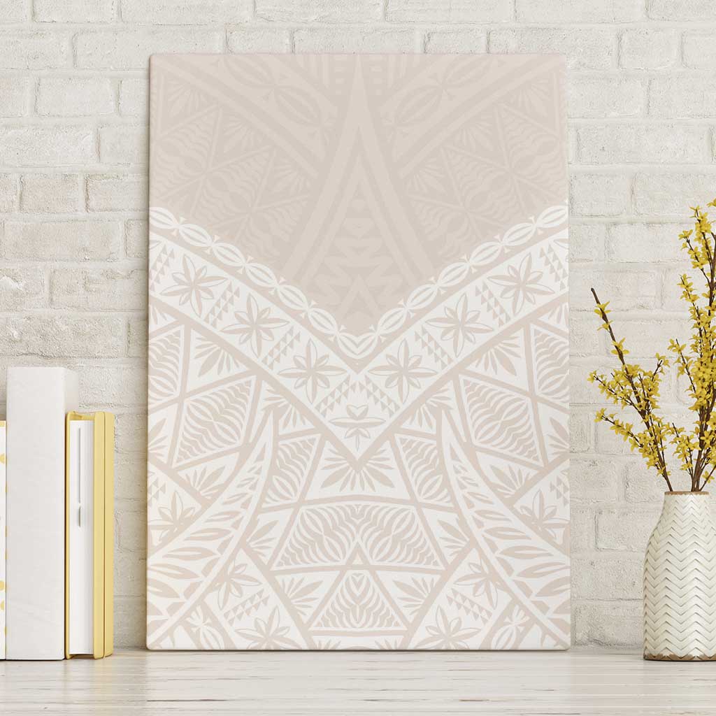 Lotu Tamaiti Tongan Polynesian Art Pattern Canvas Wall Art Traditional Tribal Motifs - Polynesian Pride