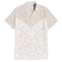 Lotu Tamaiti Tongan Polynesian Art Pattern Family Matching Off The Shoulder Long Sleeve Dress and Hawaiian Shirt Traditional Tribal Motifs - Polynesian Pride