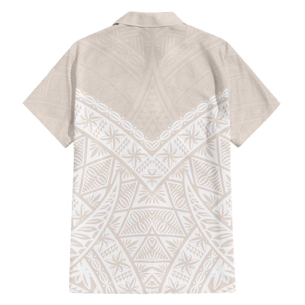 Lotu Tamaiti Tongan Polynesian Art Pattern Family Matching Puletasi and Hawaiian Shirt Traditional Tribal Motifs - Polynesian Pride