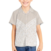 Lotu Tamaiti Tongan Polynesian Art Pattern Family Matching Short Sleeve Bodycon Dress and Hawaiian Shirt Traditional Tribal Motifs - Polynesian Pride