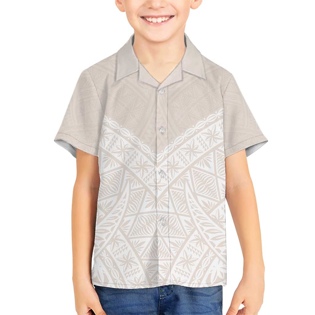 Lotu Tamaiti Tongan Polynesian Art Pattern Family Matching Summer Maxi Dress and Hawaiian Shirt Traditional Tribal Motifs - Polynesian Pride