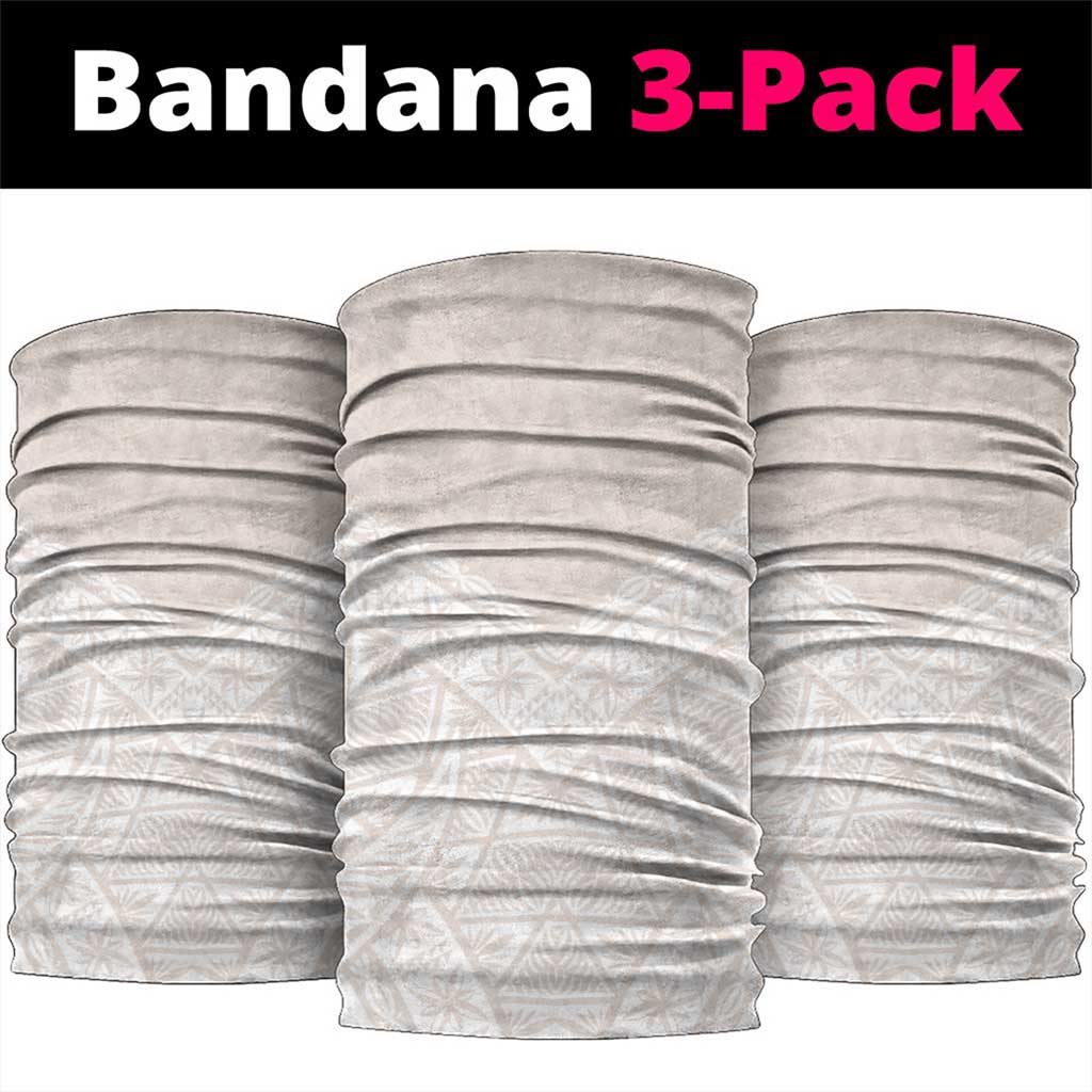 Lotu Tamaiti Tongan Polynesian Art Pattern Neck Gaiter Traditional Tribal Motifs - Polynesian Pride