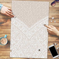 Lotu Tamaiti Tongan Polynesian Art Pattern Puzzle Traditional Tribal Motifs LT9 White - Polynesian Pride