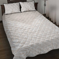 Lotu Tamaiti Tongan Polynesian Art Pattern Quilt Bed Set Traditional Tribal Motifs LT9 White - Polynesian Pride