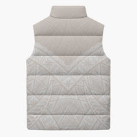 Lotu Tamaiti Tongan Polynesian Art Pattern Sleeveless Puffer Jacket Traditional Tribal Motifs LT9 - Polynesian Pride
