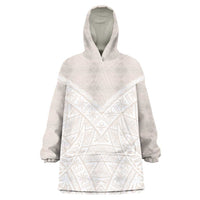 Lotu Tamaiti Tongan Polynesian Art Pattern Wearable Blanket Hoodie Traditional Tribal Motifs - Polynesian Pride