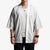 Lotu Tamaiti White Tongan Ngatu Kimono Polynesian Tribal Fonulei Pattern - Polynesian Pride