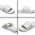 Lotu Tamaiti White Tongan Ngatu Slide Sandals Polynesian Tribal Fonulei Pattern - Polynesian Pride