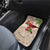 Christmas Hawaii with I'iwi Bird Car Mats Aloha Mele Kalikimaka - Beige Art