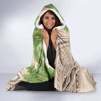 Christmas Hawaii with I'iwi Bird Hooded Blanket Aloha Mele Kalikimaka - Beige Art LT9 - Polynesian Pride