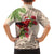 Christmas Hawaii with I'iwi Bird Kid Hawaiian Shirt Aloha Mele Kalikimaka - Beige Art