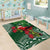 Christmas Hawaii with I'iwi Bird Area Rug Aloha Mele Kalikimaka - Green Art