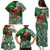 Christmas Hawaii with I'iwi Bird Family Matching Puletasi and Hawaiian Shirt Aloha Mele Kalikimaka - Green Art