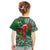 Christmas Hawaii with I'iwi Bird Kid T Shirt Aloha Mele Kalikimaka - Green Art