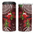 Christmas Hawaii with I'iwi Bird 4 in 1 Can Cooler Tumbler Aloha Mele Kalikimaka - Oxblood Art