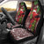 Christmas Hawaii with I'iwi Bird Car Seat Cover Aloha Mele Kalikimaka - Oxblood Art