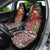 Christmas Hawaii with I'iwi Bird Car Seat Cover Aloha Mele Kalikimaka - Oxblood Art