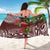 Christmas Hawaii with I'iwi Bird Sarong Aloha Mele Kalikimaka - Oxblood Art