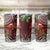 Christmas Hawaii with I'iwi Bird Tumbler Cup Aloha Mele Kalikimaka - Oxblood Art