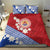 French Polynesia Bedding Set Tahitian Tiare Flowers Tribal