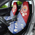 French Polynesia Car Seat Cover Tahitian Tiare Flowers Tribal