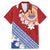 French Polynesia Family Matching Mermaid Dress and Hawaiian Shirt Tahitian Tiare Flowers Tribal