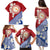 French Polynesia Family Matching Puletasi and Hawaiian Shirt Tahitian Tiare Flowers Tribal