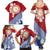 French Polynesia Family Matching Summer Maxi Dress and Hawaiian Shirt Tahitian Tiare Flowers Tribal