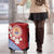 French Polynesia Luggage Cover Tahitian Tiare Flowers Tribal