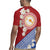 French Polynesia Rugby Jersey Tahitian Tiare Flowers Tribal