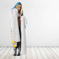 Tuvalu Plumeria Flowers Hooded Blanket Polynesian Tribal Pattern LT9 - Polynesian Pride