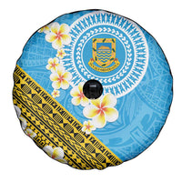 Tuvalu Plumeria Flowers Spare Tire Cover Polynesian Tribal Pattern LT9 - Polynesian Pride