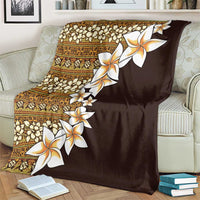 Vintage Hibiscus Turtle Pattern Blanket with Plumeria Half Style LT9 - Polynesian Pride