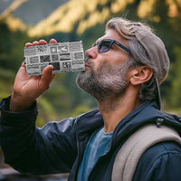 Vintage Aloha Block Quilt 4 in 1 Can Cooler Tumbler Black Inspired Lei Motifs - Polynesian Pride