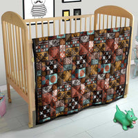 Vintage Hawaiian Quilting Patterns Quilt Brown Style Tribal Fabric Patchwork - Polynesian Pride