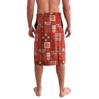 Vintage Hawaiian Quilting Patterns Lavalava Red Style Tribal Fabric Patchwork - Polynesian Pride