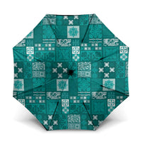 Vintage Hawaiian Quilting Patterns Umbrella Turquoise Style Tribal Fabric Patchwork - Polynesian Pride