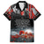 ANZAC DAY Heroes Of The Gallipoli Family Matching Long Sleeve Bodycon Dress and Hawaiian Shirt LT9 Dad's Shirt - Short Sleeve Black - Polynesian Pride