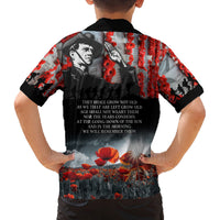 ANZAC DAY Heroes Of The Gallipoli Family Matching Off Shoulder Short Dress and Hawaiian Shirt LT9 - Polynesian Pride